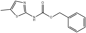 BENZYL N-(5-METHYL-1,3-THIAZOL-2-YL)CARBAMATE 구조식 이미지