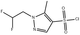 1-(2,2-difluoroethyl)-5-methyl-1H-pyrazole-4-sulfonyl chloride Structure