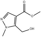 methyl 5-(hydroxymethyl)-1-methyl-1H-pyrazole-4-carboxylate Structure