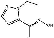 (1E)-1-(1-ethyl-1H-pyrazol-5-yl)ethanone oxime Structure