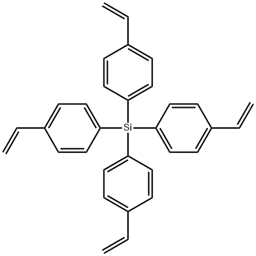 Tetra-p-vinyl-silan Structure