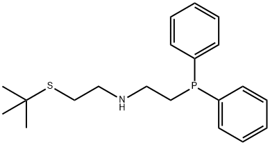 2-[(1,1-Dimethylethyl)thio]-N-[2-(diphenylphosphino)ethyl]-ethanamine Structure