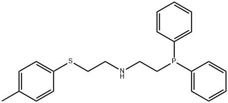 N-[2-(Diphenylphosphino)ethyl]-2-[(4-methylphenyl)thio]-ethanamine Structure