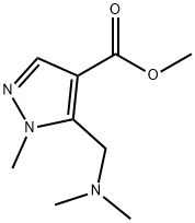 methyl 5-[(dimethylamino)methyl]-1-methyl-1H-pyrazole-4-carboxylate Structure