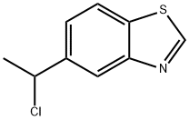 Benzothiazole, 5-(1-chloroethyl)- Structure