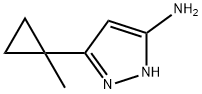 1H-Pyrazol-5-amine, 3-(1-methylcyclopropyl)- Structure