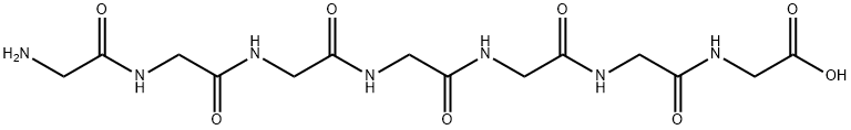 Glycine, glycylglycylglycylglycylglycylglycyl- Structure