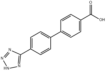 4'-(2H-tetrazol-5-yl)-[1,1'-biphenyl]-4-carboxylic acid Structure