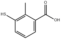 Benzoic acid, 3-mercapto-2-methyl- Structure