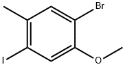 Benzene, 1-bromo-4-iodo-2-methoxy-5-methyl- Structure