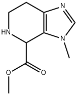 3H-Imidazo[4,5-c]pyridine-4-carboxylic acid, 4,5,6,7-tetrahydro-3-methyl-, methyl ester Structure