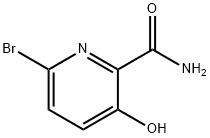 2-Pyridinecarboxamide, 6-bromo-3-hydroxy- Structure