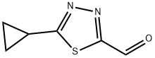 5-cyclopropyl-1,3,4-thiadiazole-2-carbaldehyde Structure
