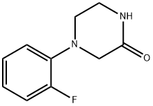 2-Piperazinone, 4-(2-fluorophenyl)- Structure