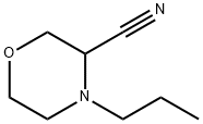3-Morpholinecarbonitrile, 4-propyl- 구조식 이미지