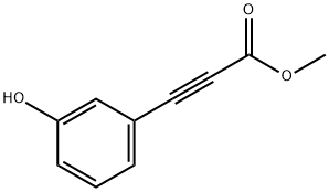 2-Propynoic acid, 3-(3-hydroxyphenyl)-, methyl ester 구조식 이미지