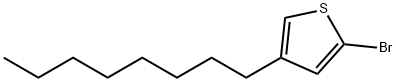 2-bromo-4-octyl-Thiophene Structure