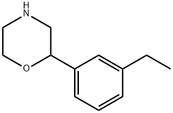 Morpholine, 2-(3-ethylphenyl)- 구조식 이미지
