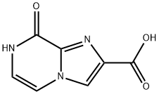 Imidazo[1,2-a]pyrazine-2-carboxylic acid, 7,8-dihydro-8-oxo- 구조식 이미지