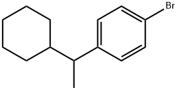 1-bromo-4-(1-cyclohexylethyl)benzene Structure