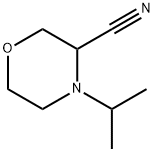 3-Morpholinecarbonitrile, 4-(1-methylethyl)- Structure