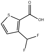 3-(difluoromethyl)thiophene-2-carboxylic acid Structure