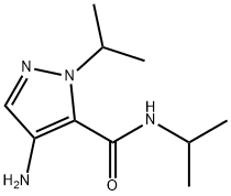 4-amino-N,1-diisopropyl-1H-pyrazole-5-carboxamide Structure