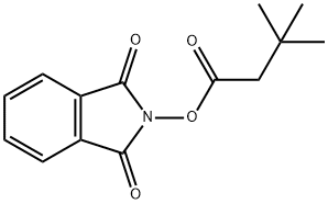 Butanoic acid, 3,3-dimethyl-, 1,3-dihydro-1,3-dioxo-2H-isoindol-2-yl ester Structure