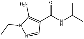 5-amino-1-ethyl-N-isopropyl-1H-pyrazole-4-carboxamide Structure