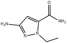 3-amino-1-ethyl-1H-pyrazole-5-carboxamide Structure