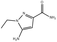 5-amino-1-ethyl-1H-pyrazole-3-carboxamide Structure