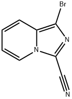 Imidazo[1,5-a]pyridine-3-carbonitrile, 1-bromo- Structure