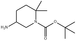 1-Piperidinecarboxylic acid, 5-amino-2,2-dimethyl-, 1,1-dimethylethyl ester Structure