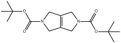 Pyrrolo[3,4-c]pyrrole-2,5(1H,4H)-dicarboxylic acid, 3,6-dihydro-, 2,5-bis(1,1-dimethylethyl) ester Structure