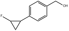 Benzenemethanol, 4-(2-fluorocyclopropyl)- Structure