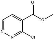 4-Pyridazinecarboxylic acid, 3-chloro-, methyl ester 구조식 이미지