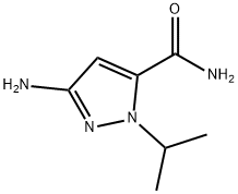 3-amino-1-isopropyl-1H-pyrazole-5-carboxamide Structure