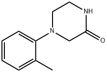 2-Piperazinone, 4-(2-methylphenyl)- Structure