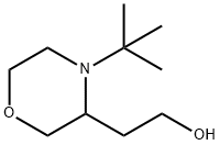 3-Morpholineethanol, 4-(1,1-dimethylethyl)- 구조식 이미지