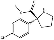 Proline, 2-(4-chlorophenyl)-, methyl ester Structure