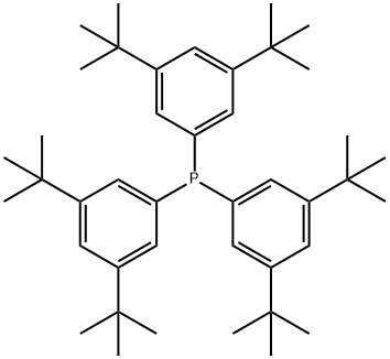 tris(3,5-di-tert-butylphenyl)phosphine Structure