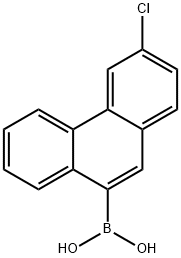 Boronic acid, B-(3-chloro-9-phenanthrenyl)- Structure