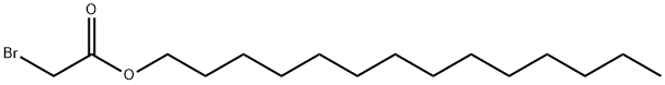 Acetic acid, 2-bromo-, tetradecyl ester Structure