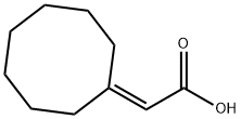 Acetic acid, 2-cyclooctylidene- 구조식 이미지