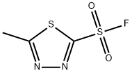 1,3,4-Thiadiazole-2-sulfonyl fluoride, 5-methyl- Structure