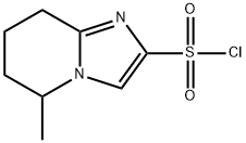 5-methyl-5H,6H,7H,8H-imidazo[1,2-a]pyridine-2-sulfonyl chloride Structure