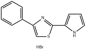 4-phenyl-2-(1H-pyrrol-2-yl)-1,3-thiazole hydrobromide Structure