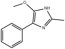 5-methoxy-2-methyl-4-phenyl-1H-imidazole Structure