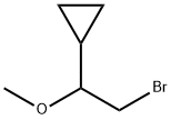 Cyclopropane, (2-bromo-1-methoxyethyl)- Structure