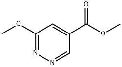 4-Pyridazinecarboxylic acid, 6-methoxy-, methyl ester Structure